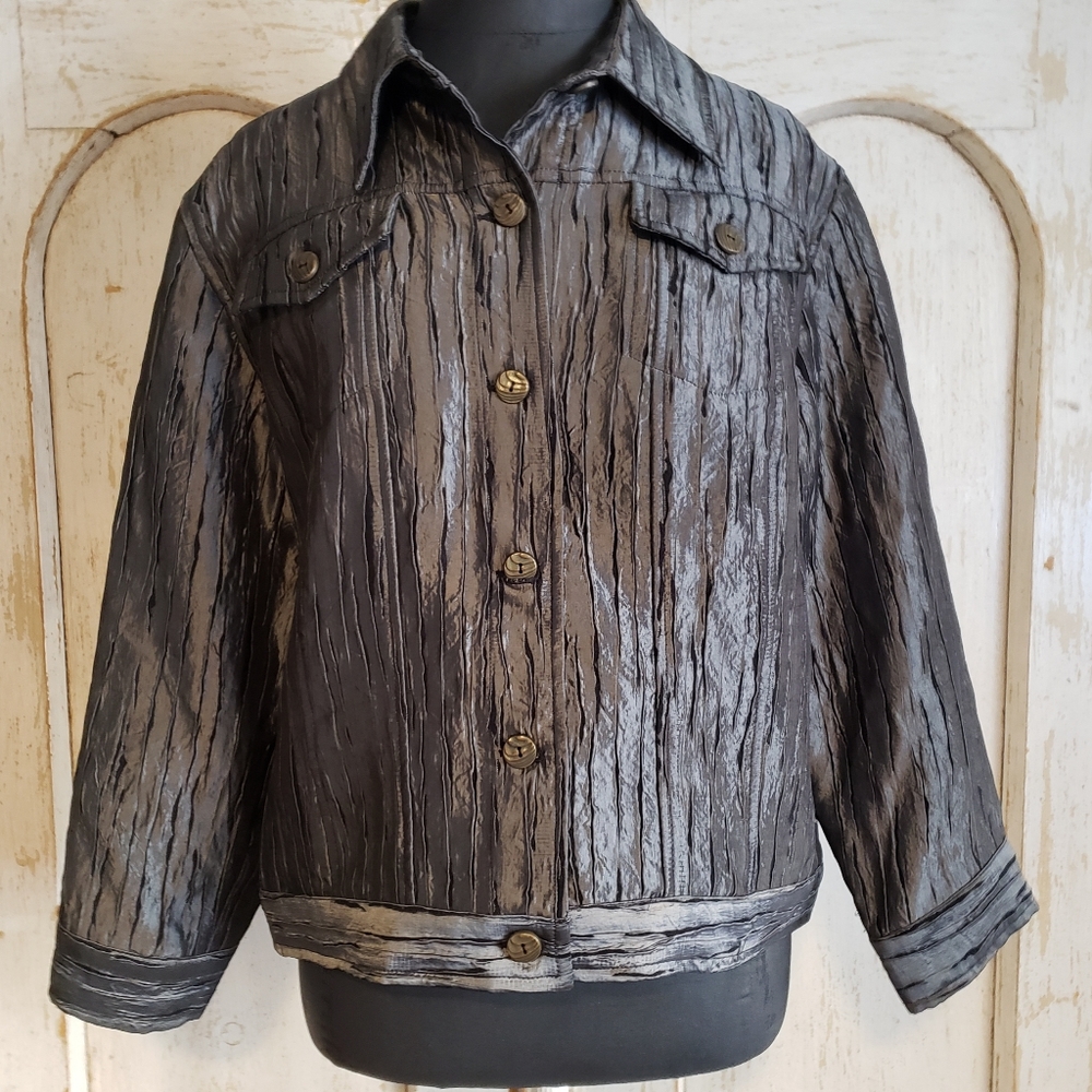 Nice Gray Ruby Rd. Jacket - Picture 2 of 7